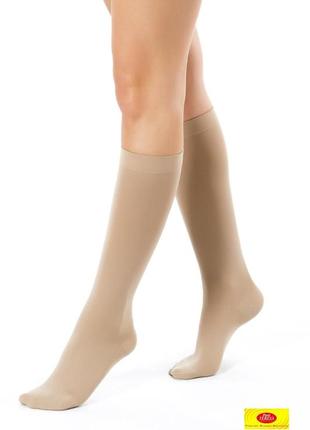 Гольфи медичні 1 клас компресії (pani teresa, 0408) довгі відкриті (св.бежевий, l)