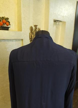 Рубашка шёлк massimo dutti 7