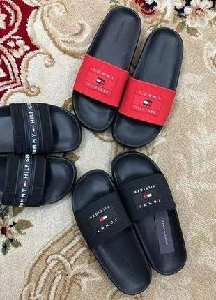 Шлепки tommy hilfiger шльопанці
