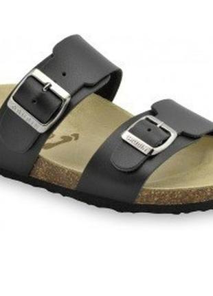 Шльопанці ортопедичні чоловічі egipat, grubin чорний (чорний, 41)