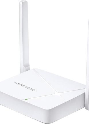 Маршрутизатор wi-fi mercusys mr20 беспроводной 300 мбит/с + 433 мбит/с белый