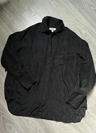 Оверсайз шовкова блуза блузка cos oversized silk shirt