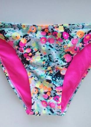 Купальные плавки бикини низ от купальника с полосами на бедрах