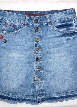 Джинсовая юбка zijinyan jeans р.28 original china