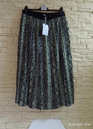 Женская длинная, весенне-летняя юбка в складку,плиссе батал 48 522 фото