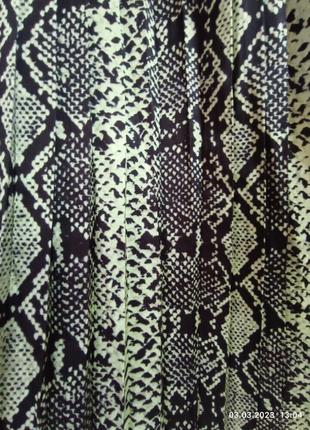 Женская длинная, весенне-летняя юбка в складку,плиссе батал 48 525 фото