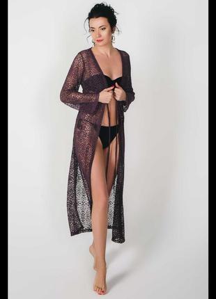 Халат накидка кардиган пляжный