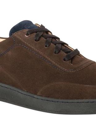 Чоловічі напівчеревики "hagen" р 7,5/41 (коричневий велюр) (коричневий, 41)