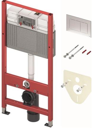 9400412 инсталляция для унитаза tece base 4в1 с клавишей tecenow хром глянцевый