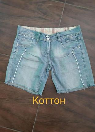 Хлопковые джинсовые шорты италия