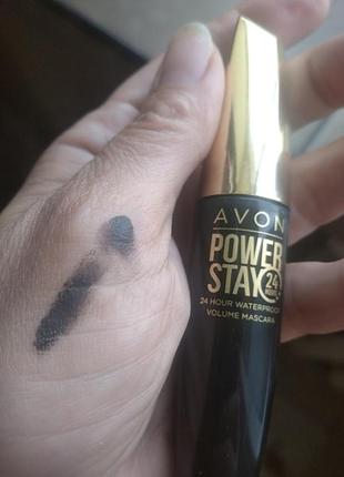 Водостойкая тушь avon коричнево-черная срок 09/2020 просрочка