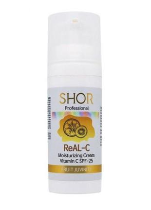 Крем з вітаміном c shor professional spf 25 real c 50 мл. ізраїль.