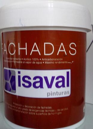 Фасадная краска impermisal lisso isaval 15 лет гарантии 15л