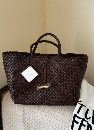 Трендова сумка в стилі bottega veneta