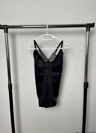 Коригуюча білизна боді комбідрес з мереживними вставками m&s6 фото