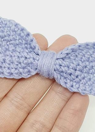 Бантик 3,5*7,5 см, цвет-светло-фиолетовый, шт., фиолетовый