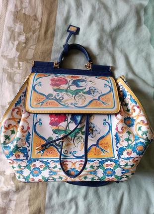 Жіноча сумка-рюкзак dolce&gabbana оригінал у чудовому стані