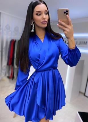 ❗️sale❗️ платье мини на запах шёлк армани