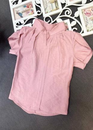 Ніжна блуза, жатка-льон