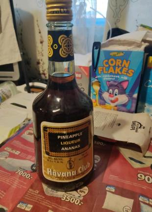 Оригинал упакован 80-х годов liqueur havana club ananas куба антиквариат2 фото