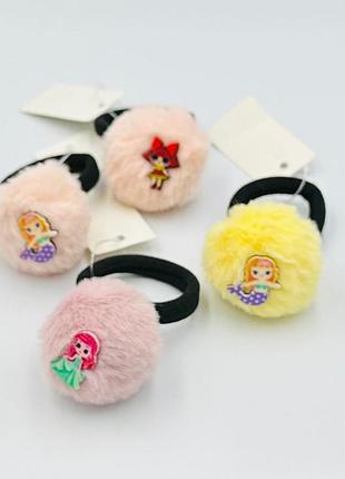 Резинки для волос с русалочками