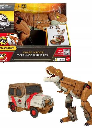Jurassic world динозавр тиранозавр рекс трансформер hpd38 transforming tyrannosaurus t rex dinosaur
