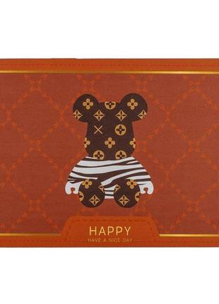 Влагопоглощающий коврик "happy" 38*58cm*3mm (d) sw-00001565