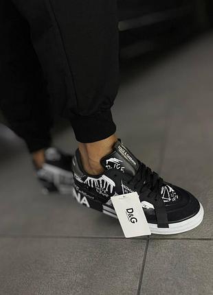 Кроссовки в стиле dolce&gabbana