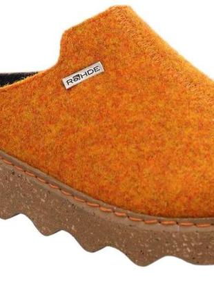 Жіночі сабо foggia-d помаранчевий rohde(німеччина) (помаранчевий, 37)