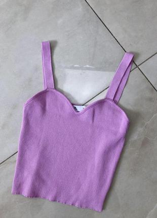 Гарний топ в рубчик zara