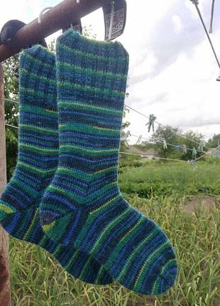 Шерстяные носки ручной работы