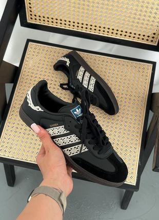 Жіночі кросівки adidas samba wales bonner black