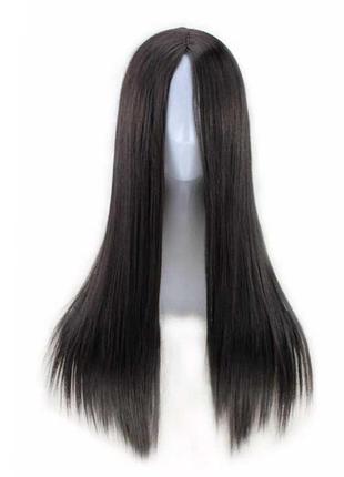 Парик без челки "брюнетка" (ровные волосы) - 70см