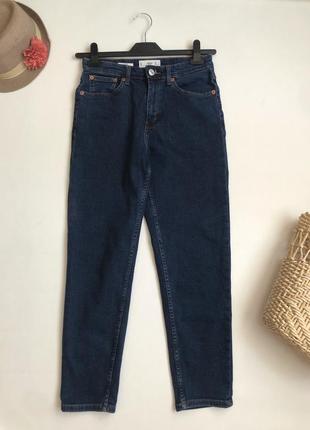 Джинсы мом mango denim