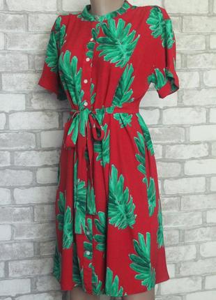 Платье халат рубашка на пуговицах с пояском дорогого бренда fabienne chapot (нидерланды) оригинал