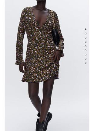 Платье в милые цветы zara