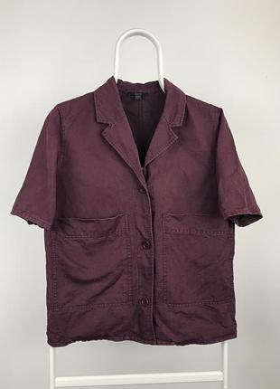 Женский жакет cos бардового цвета