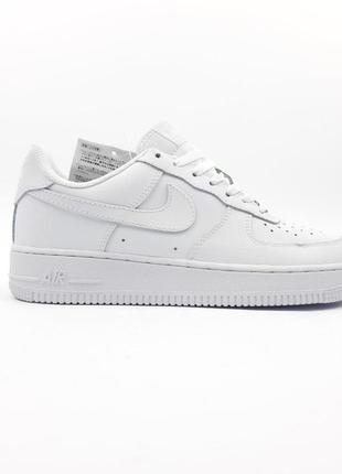 Кроссовки кеды nike air force 1 найк форсы белые