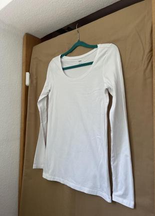 Лонгслив hema h&m белый zara mango s xs cos