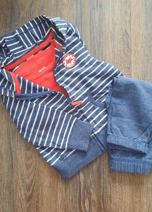 Костюм без утеплення 3 в 1,  кофта, штани, боді carters 18m