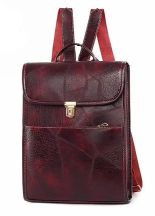 Женский деловой рюкзак формат a4 pierre loues стильный рюкзак для девушки