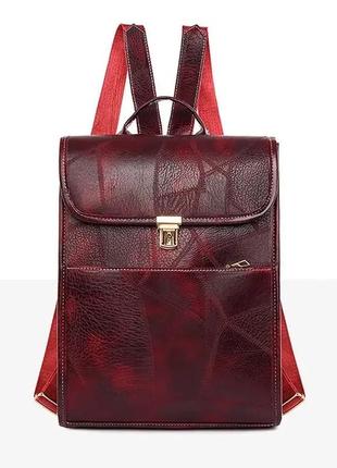 Женский деловой рюкзак формат a4 pierre loues стильный рюкзак для девушки