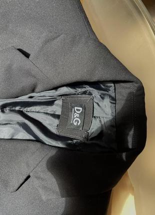 Пиджак жакет черный d&g