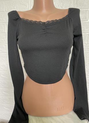 Черная кофта от shein
