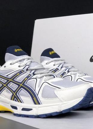 Кроссовки asics gel-kahana 8 white blue, женские кроссовки, асикс3 фото