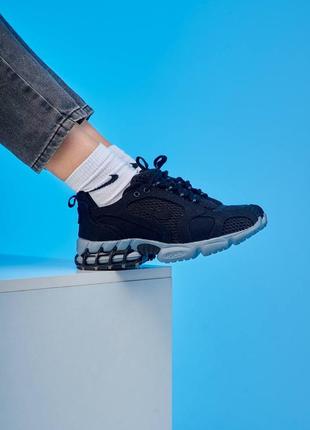 Кроссовки nike x stussy air zoom spiridon cage black