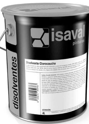 Розчинник для хлоркаучукових фарб isaval 1л