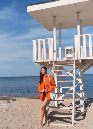 Базовая льняная рубашка лен2 фото