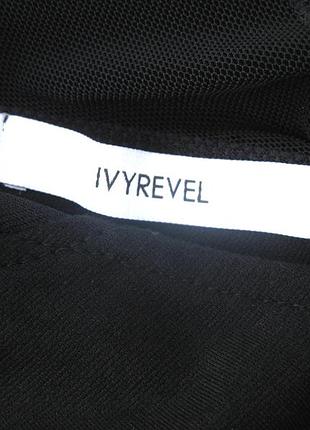 Є акція облегающее чёрное платье с сеткой ivyrevel скандинавия8 фото