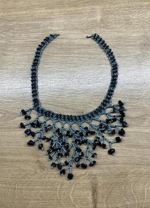 Колье из бисера